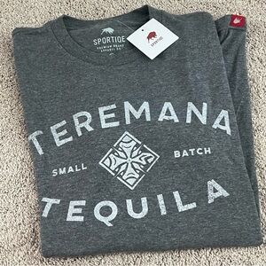 NWT Teremana Tequila Small Batch Sportiqe Premium Brand Tee Shirt Top Adult L